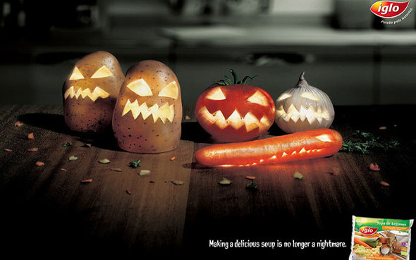 inspiration affiches pub pour halloween